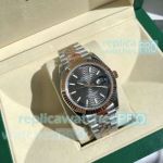 AAA clone Rolex Datejust 41mm Citizen 8215 two-tone upgraded Jubilee Watch band 